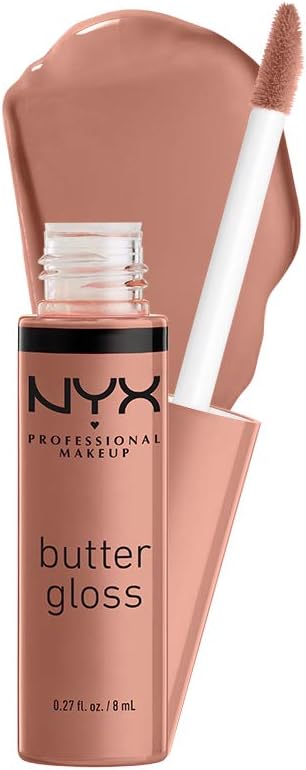 NYX PROFESSIONAL MAKEUP Butter Gloss, Strawberry Parfait, 0.27 Ounce