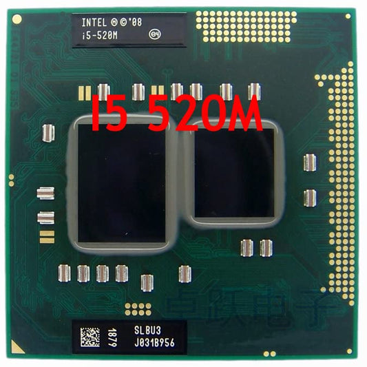 COMPUAE - Оriɡiпal Intel core Processor I5 520M Cache 2.4 GHz Laptop Notebook Cpu Processor I5-520M