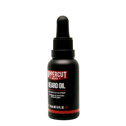 UPPERCUT DELUXE Conditioning Beard Oil, Patchouli & Leather Scent, 1 fl. oz.