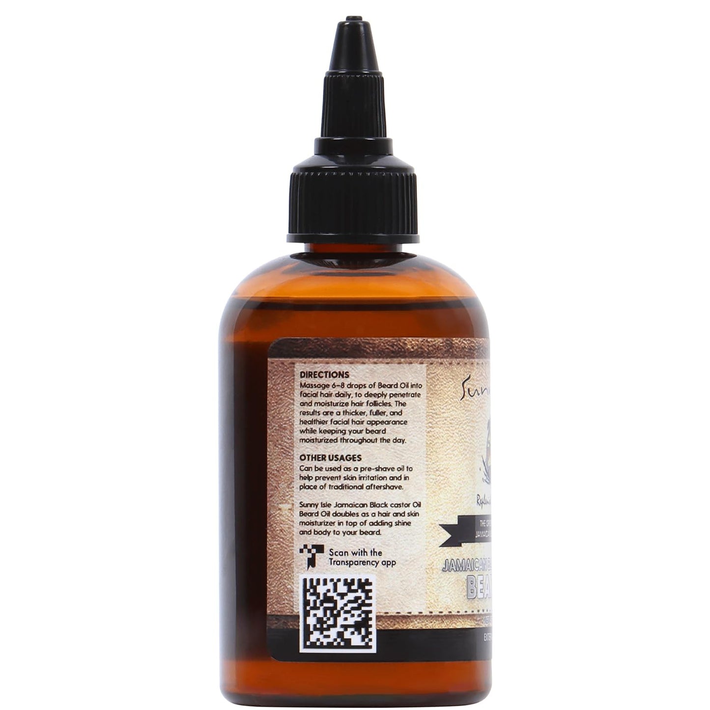 Sunny Isle Jamaican Black Castor Oil Beard Oil 4oz