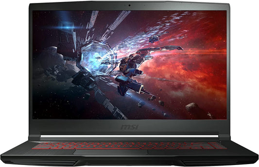 MSI Newest GF63 Thin 15.6" FHD Gaming Laptop, 10th Gen Intel 4-Core i5-10300H up to 4.5GHz(Beat i7-7920HQ), NVIDIA GTX 1650 MaxQ, 16GB DDR4, 512GB NVMe SSD, Ethernet, WiFi 6, HDMI, USB-A&C, Win10 - CaveHubs