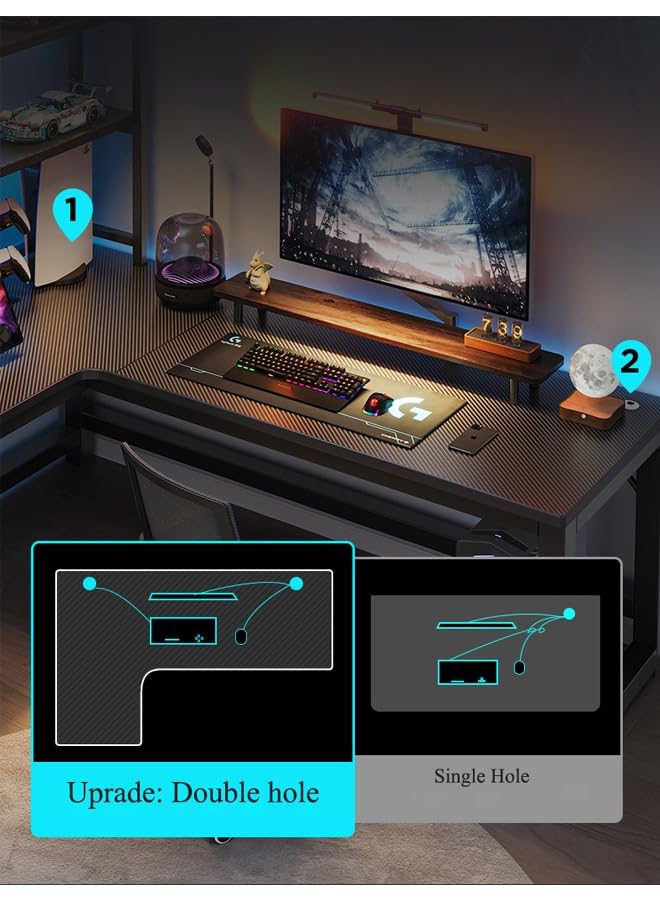 NKX Computer and Multifunction Table Home Office Workstation (Left Corner)