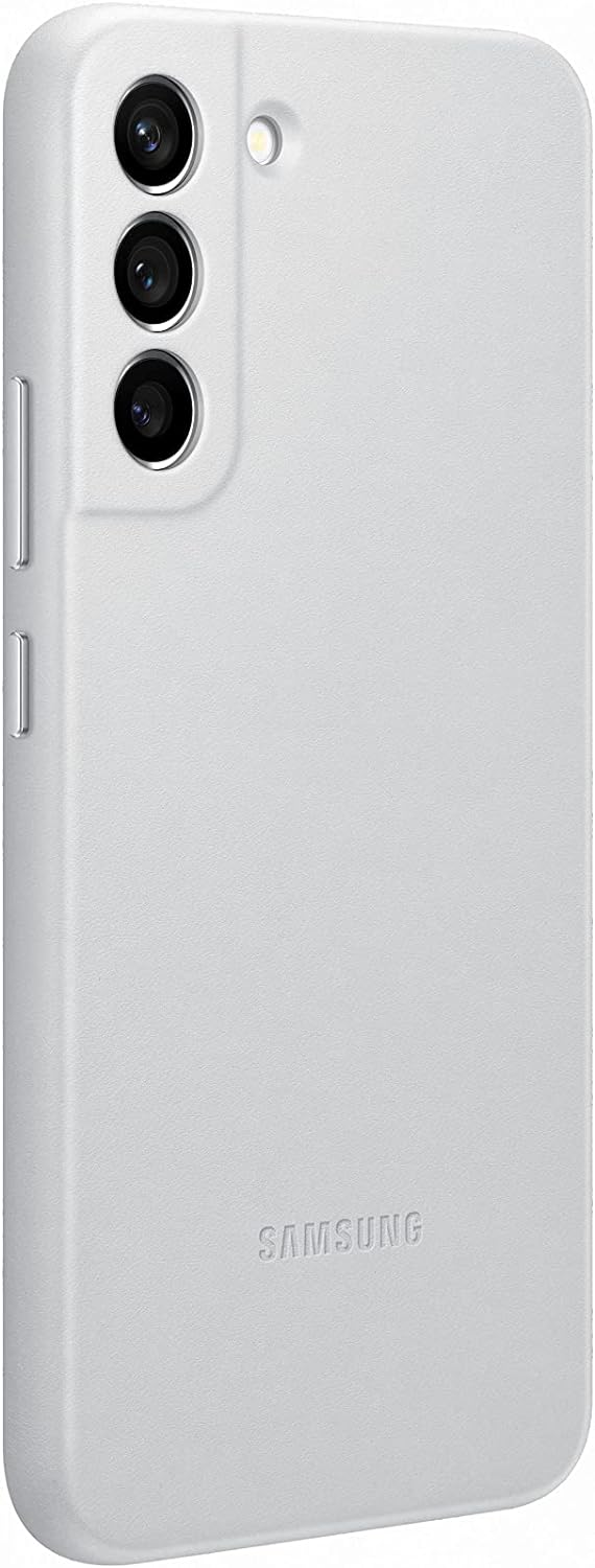 Samsung Galaxy S22 Ultra Official Leather Cover Light Grey