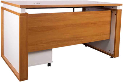 Mahmayi Renewed Modern Stylish Workstation Computer Desk for Home, Office, Living Room - Study Table - Office Furniture - 120 x 60CM - White