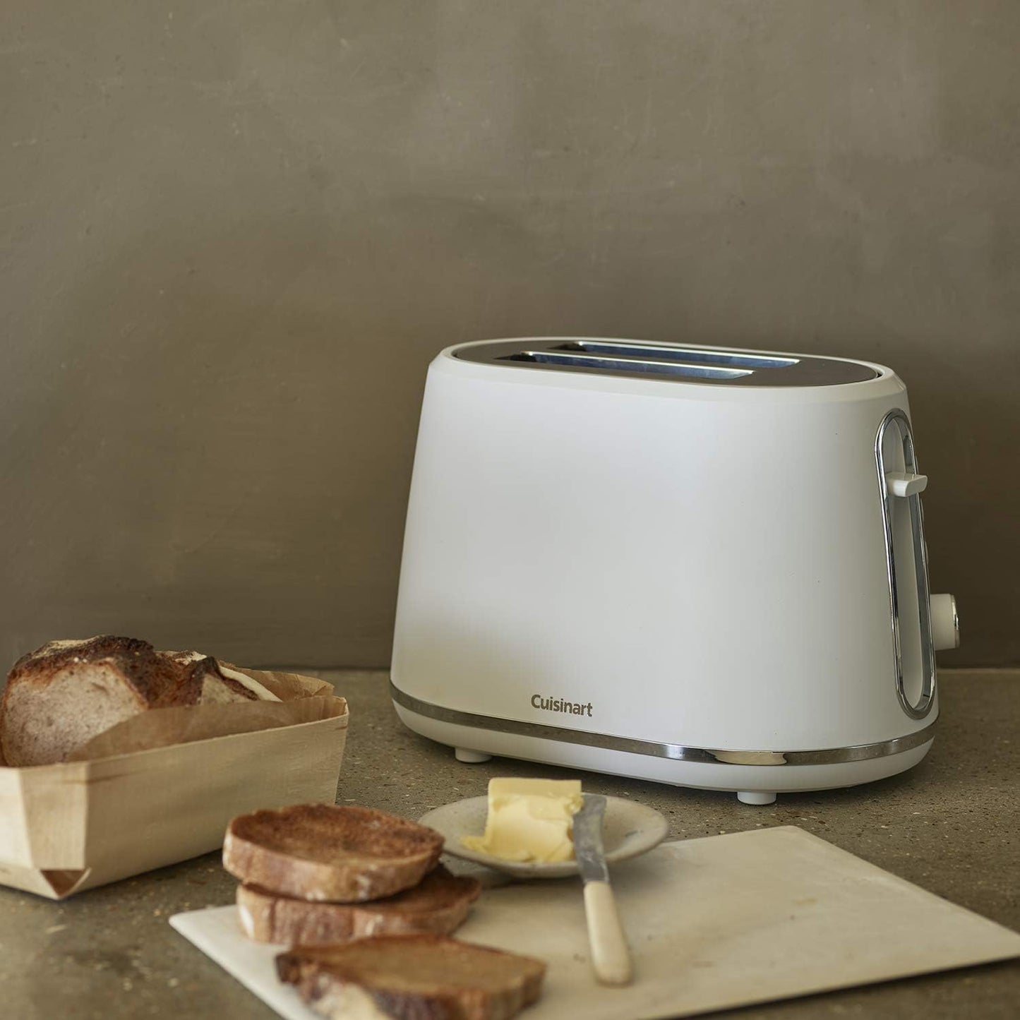 Cuisinart 2 Slice Toaster, 7 Toast Levels, White, 1000W, CPT780WU