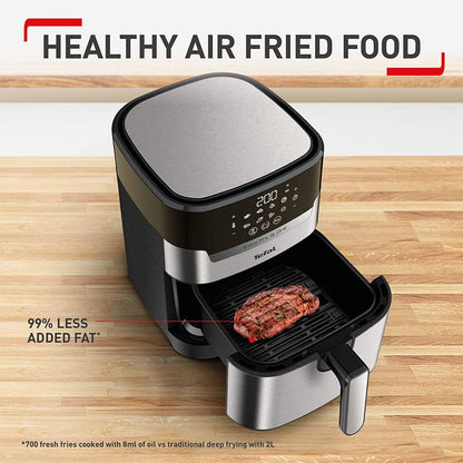 TEFAL Air Fryer | Easy Fry Essential |3.5 L Capacity | 1430W | Healthy Cooking |Adjustable Temperature | 2 Years Warranty | EY130840