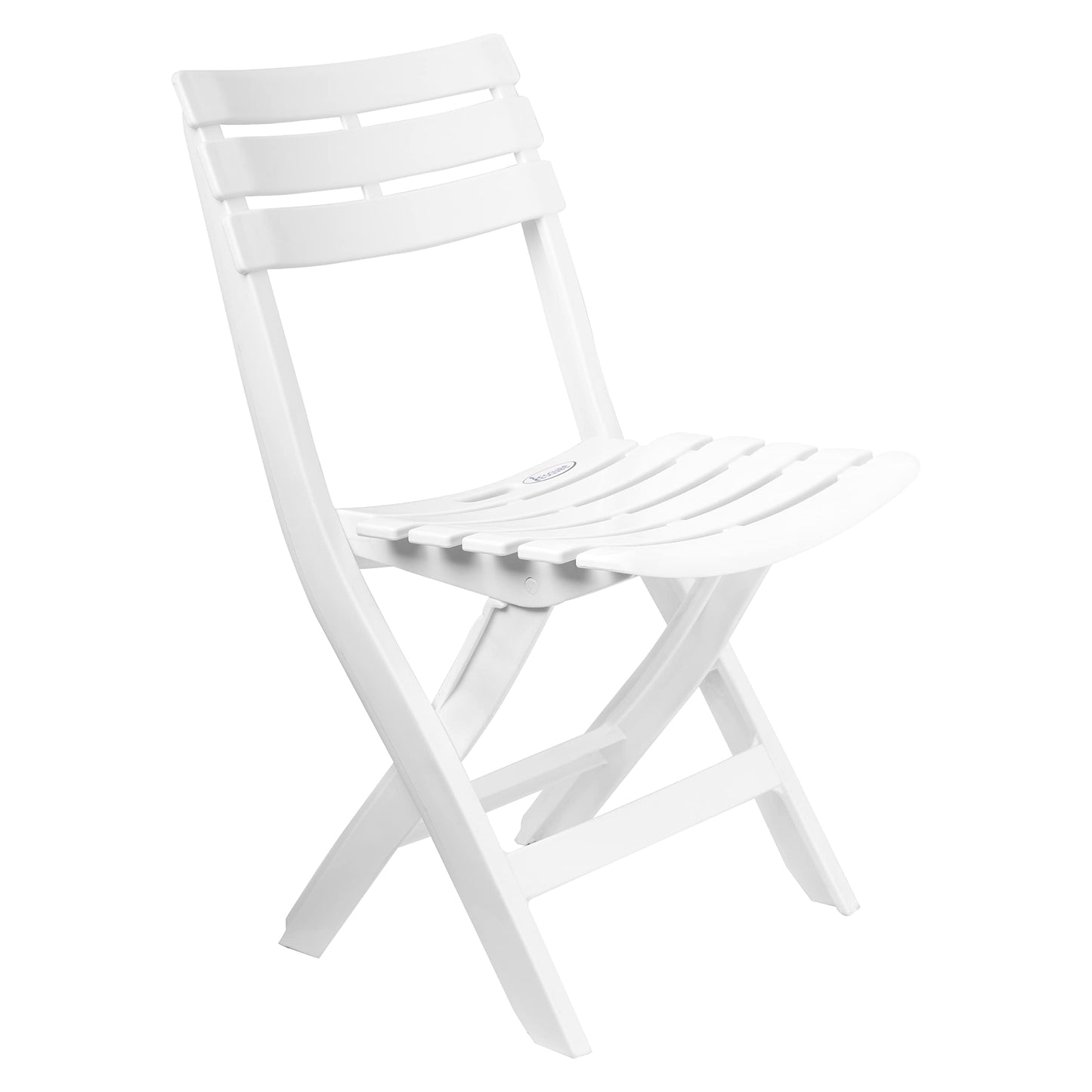 Esqube Adults Folding Chair Patio Lawn Garden/Outdoor camping Chair White Color