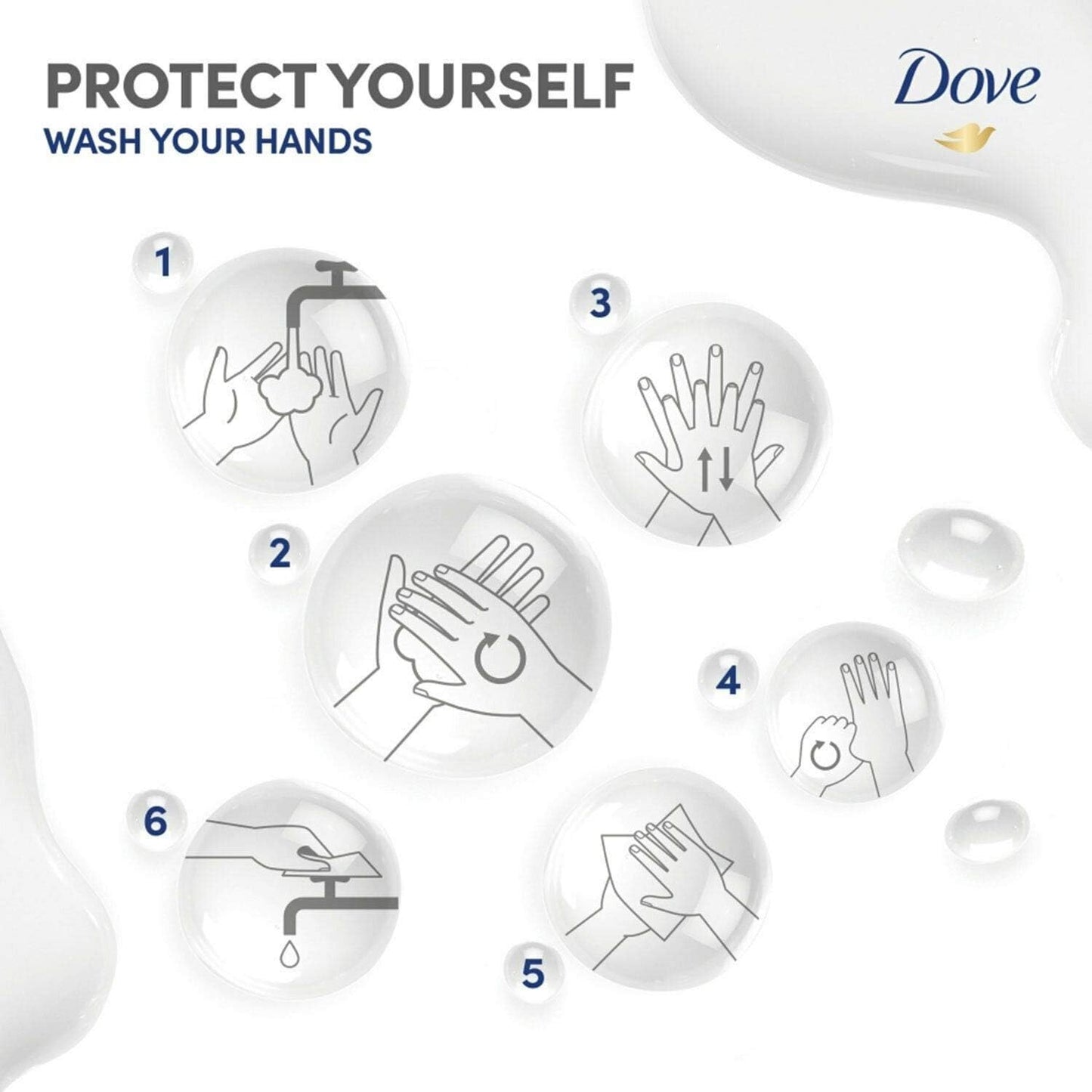 Dove Original Beauty Cream Bar 6 x 100 g