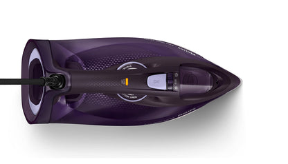 Philips 7000 Series HV Steam Iron - 2800 W, Dark Purple, 250 g Steam Boost, Safety Auto-off - DST7051/36