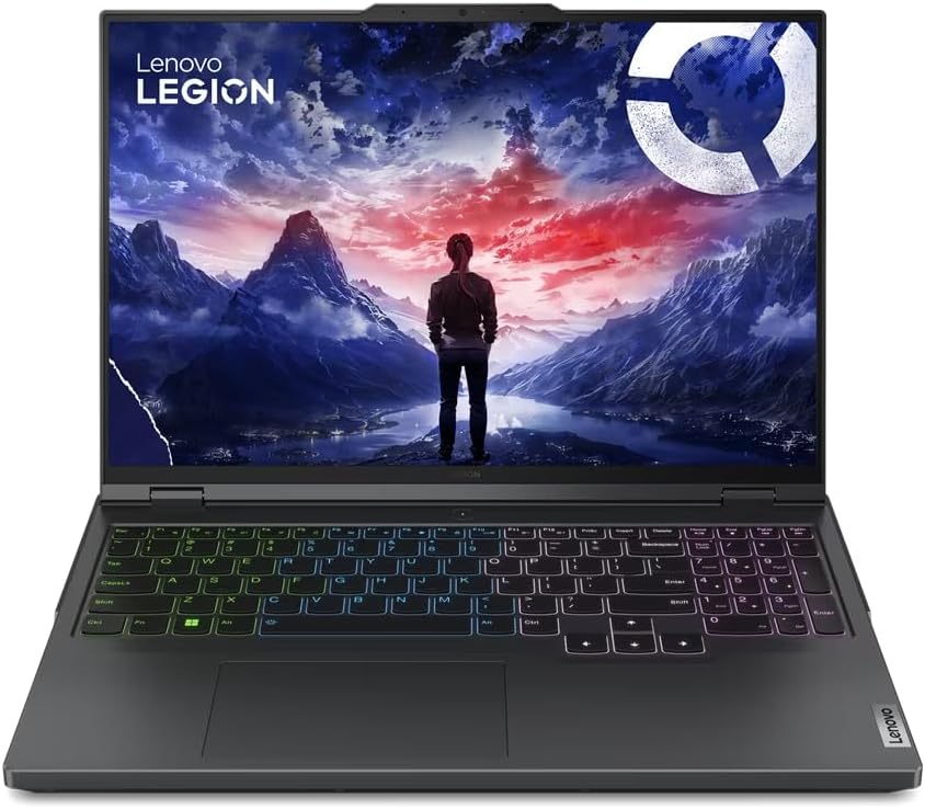 Lenovo Legion Pro 5 16IRX9 Gaming Laptop With AI Chip, 16"WQXGA 240Hz Display, Intel Core i9-14900HX, 32GB RAM, 1TB SSD, RTX 4070 8GB, Win11, RGB Eng-Arabic, 2Yr Premium Care, Onyx Grey - [83DF0006AX]