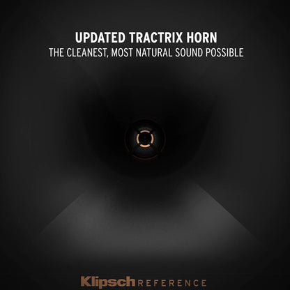 Klipsch Reference Next-Generation R-30C Horn-Loaded Center Channel Speakers for Crystal-Clear Home Theater Dialogue in Black