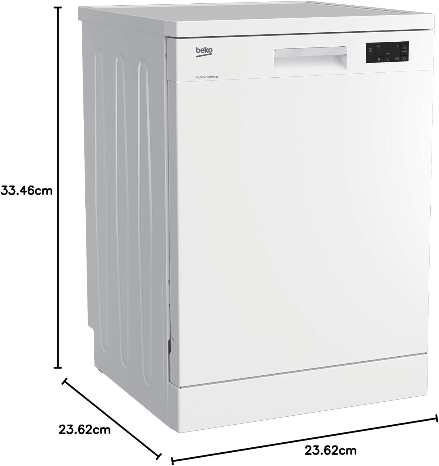 Beko freestanding Dishwasher,14 Place Setting, 6 Programmes,White, DFN16421W, 1 Year Manufacturer Warranty