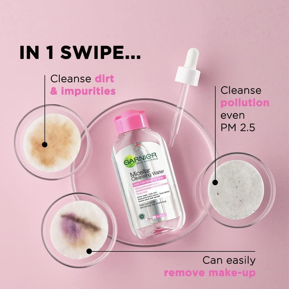 Garnier Skin Active Micellar Cleansing Water Classic Makeup Remover, 400ml + Micellar Cleansing Water In Oil 100 ml