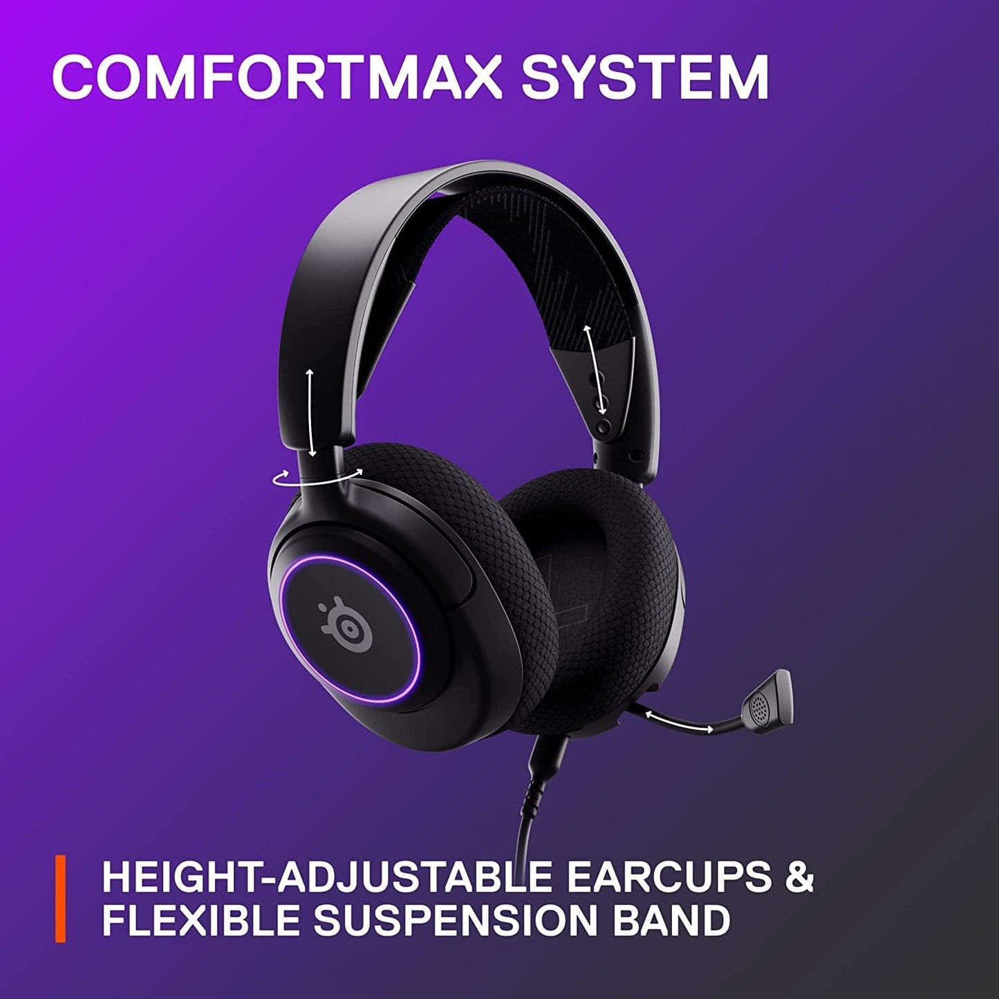 SteelSeries Arctis Nova Pro Wireless - Multi-System Gaming Headset - Premium Hi-Fi Drivers - Active Noise Cancellation - Infinity Power System - PC, PS5, PS4, Switch, Mobile