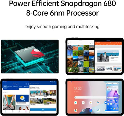 OPPO Pad Air, WiFi 5, 6.94mm Ultra Slim & Light Body, 2K Eye Care Display, Qualcomm Snapdragon 680 8 Core 6nm Processor, Smart Multitasking, Grey, Standard