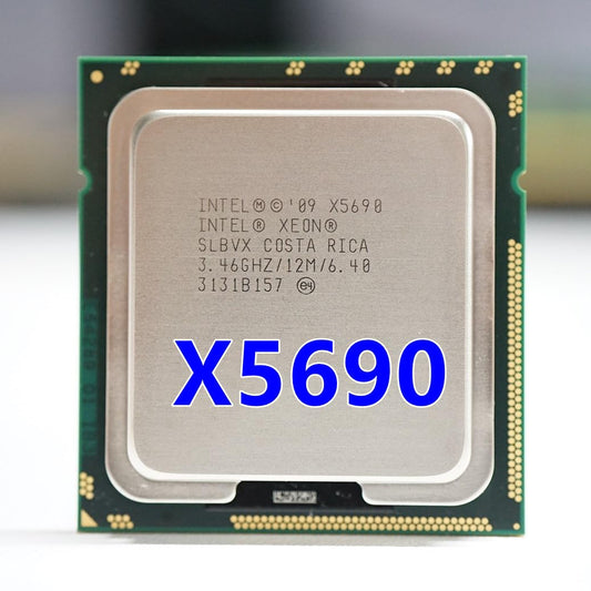 lntel X5690 CPU Processor Six-Core(3.46Ghz /L3=12M/130W) Ѕосkеt LGA 1366 Desktop Server CPU 1333Mһz