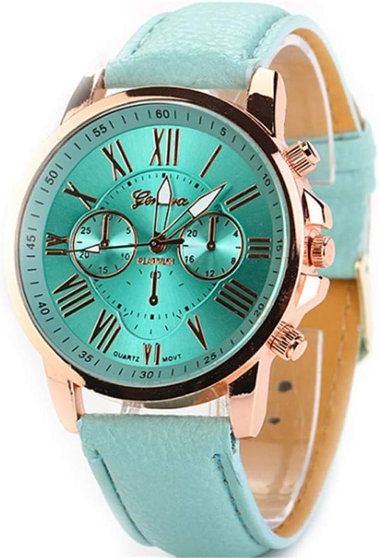 Stylish Women Quartz Watches PU Casual Wristwatch for Ladies Lady Watches Elegance Wristwatches