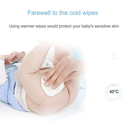 Usb Baby Wipe Warmer, 5v Portable Usb Baby Infant Wet Wipes Warmer Bag for Travel and on the Go, Most Suitable Temperature for Baby's Skin, for Outdoor Travel or Indoor(1 Pack)