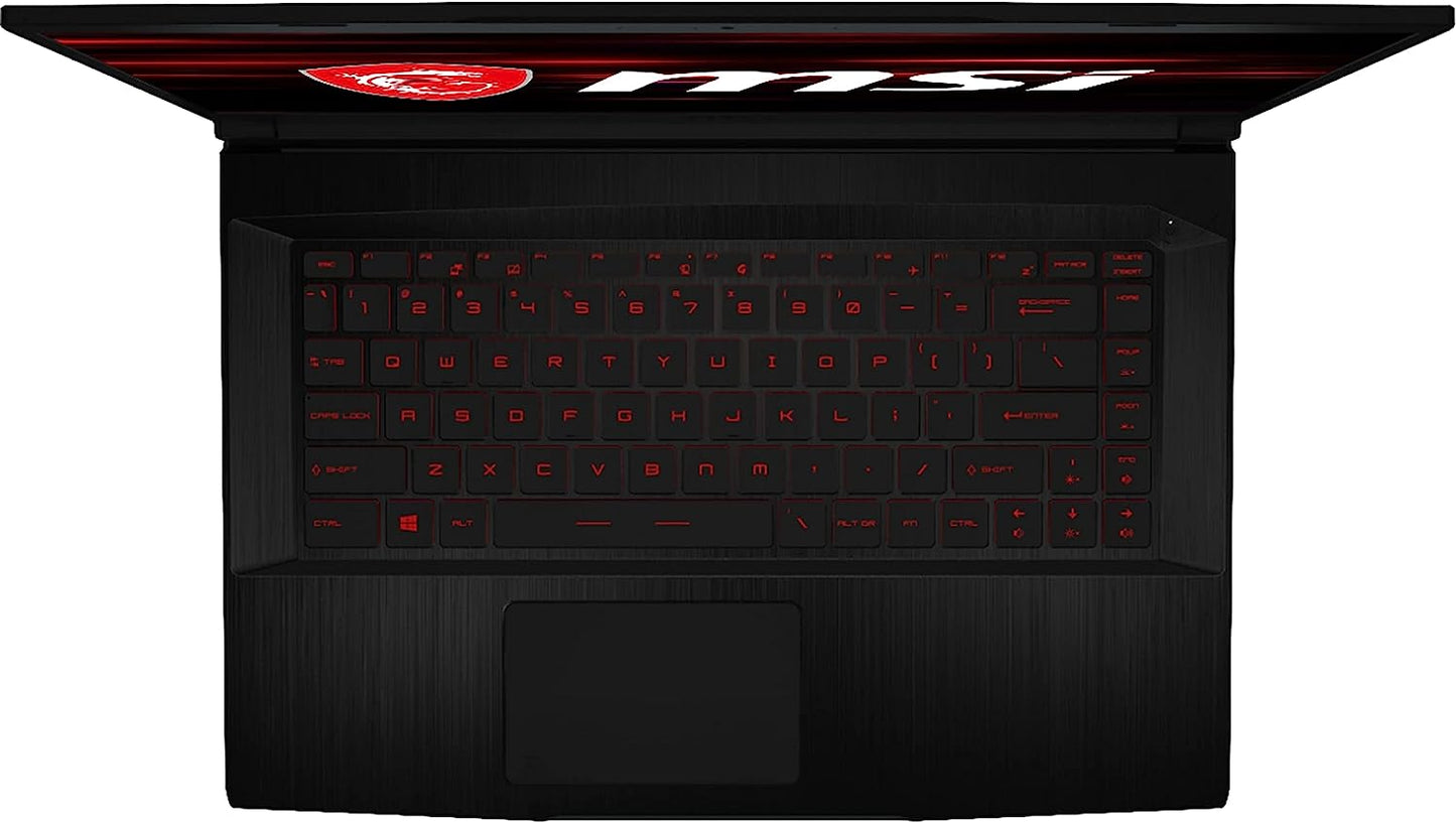 MSI Flagship GF63 Thin Gaming 15 Laptop 15.6" FHD IPS Display 10th Gen Intel Quad-Core i5-10300H (Beats i7-8750H) 8GB RAM 512GB SSD GeForce GTX 1650 4GB Backlit Win10 + HDMI Cable - CaveHubs