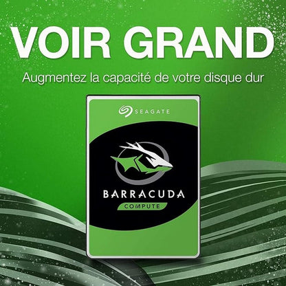 Seagate Barracuda 2 TB internal Hard Drive HDD, 3.5 Inch, 7200 U/Min, 256 MB Cache, SATA 6 Gb/s, Modellnr.: ST2000DM008