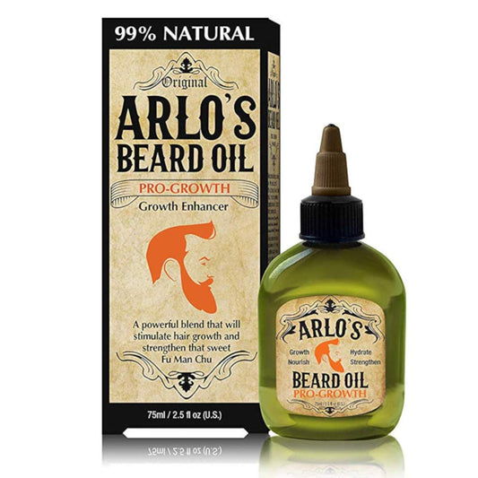 Arlo's 99% Natural Original Beard Oil Pro-growth Growth Enhancer, 2.5 Fluid Ounce