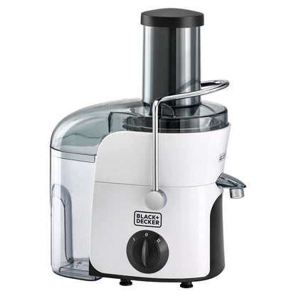 Black+Decker 800W 1.7L Stainles Steel XL Juicer Extractor With Juice Collector Silver/Black Je800-B5"Min 1 year manufacturer warranty"