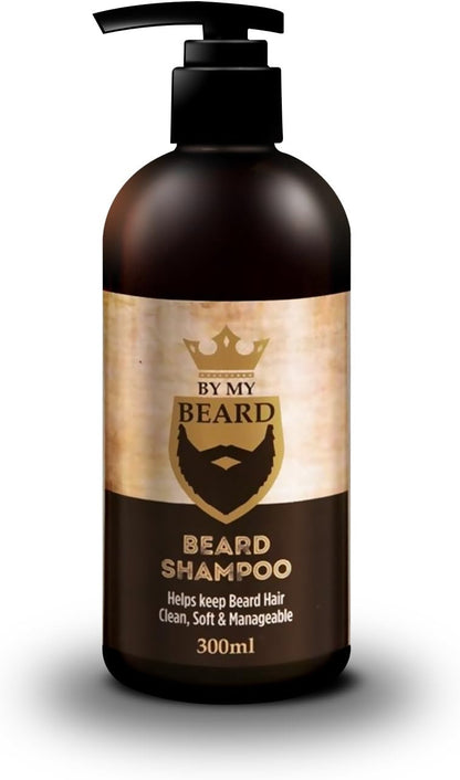 BY MY BEARD Beard Shampoo/Conditioner and Face Moisturiser Oil Complete Triple Pack