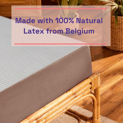 Wakefit Natural Latex Mattress | 20 cms Medium Firm Mattress with EcoLatex Cooling Technology, ShapeSense Technology, AeroTek Fabric Technology (200 x 180 x 20 cms, King)