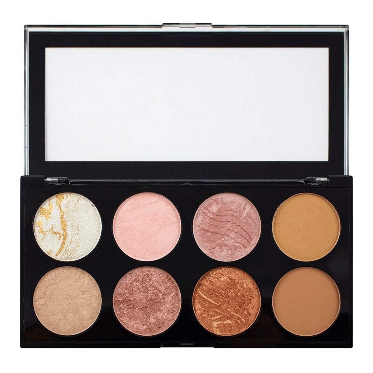 Makeup Revolution Makup Ultra Blush Palette Sugar & Spice, Multicolored Pink