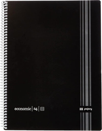 Maxi Spiral Polypropylene 5 Subject Notebook 12.5 cm X 21.6 cm 200 Sheets, Assorted, Ppsub5