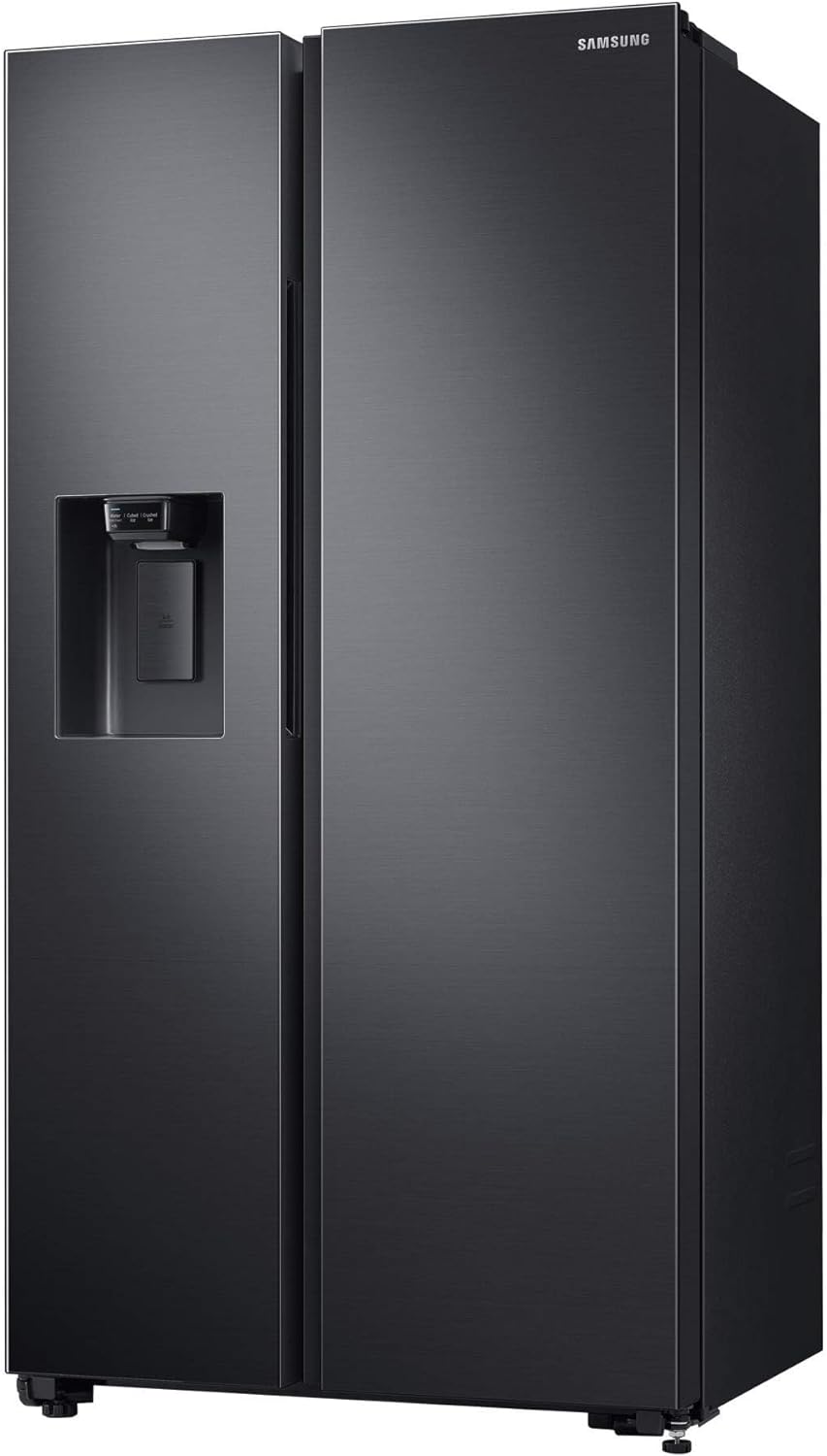 Samsung 680 Liters, Side By Side Refrigerator, RS62R5001B4/AE, Gentle Black Matt, SpaceMax Technology, 20 Year Warranty on Digital Inverter Compressor