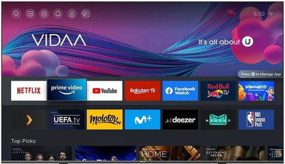 Hisense 43 Inch TV 2K FHD Smart TV With Dolby Vision HDR DTS Virtual X & WiFi - 43A4HD (2022-23)