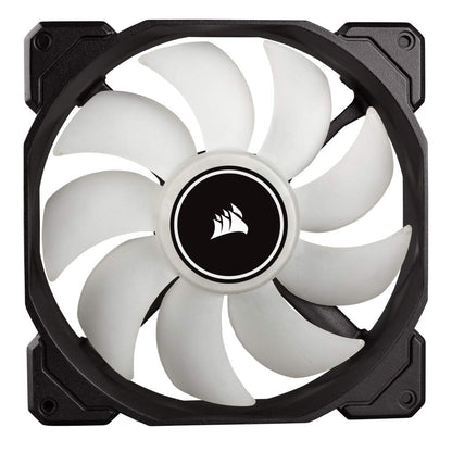 CORSAIR AF140 LED Low Noise Cooling Fan, Dual Pack - White, 140 mm