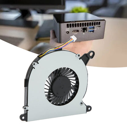 CPU Cooling Fan, 4 Pin Connector Strong Heat Dissipation CPU Cooler Replacement New CPU Cooling Fan with Aluminum Heatsink for Intel NUC8i7BEH NUC8i3BEH NUC8i5BEH NUC8i5BEK