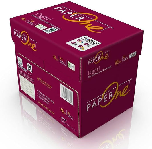 PaperOne™ Digital Carbon Neutral Premium Copy Paper, 80 GSM, A4 Size, 5 reams per Carton Box