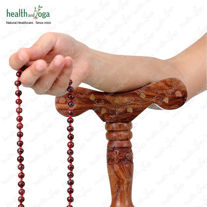 Yoga Danda - Wooden Staff - for Improved Breath flow in Nostrils and for Yoga Practices