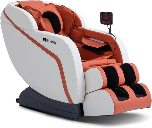 JC BUCKMAN RefreshUs Full Body Massage Chair Recliner with 6 Auto Programs, full body airbags, Built in heat, 2 levels of Zero Gravity, Bluetooth speakers with 2 Years Warranty (TMC130)