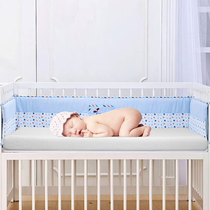 VTERLY Cot Mattresses, 120 x 60cm Crib Mattress with Extra Thick 10 cm Memory Foam & Removable Washable Cover, Breathable, Anti Allergenic and Water Resistant Toddler Bed Mattress