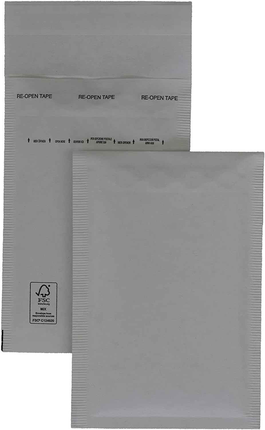 SmithPackaging A3 Bubble Padded Envelopes, Gold, 300mm x 445mm, Pack of 5