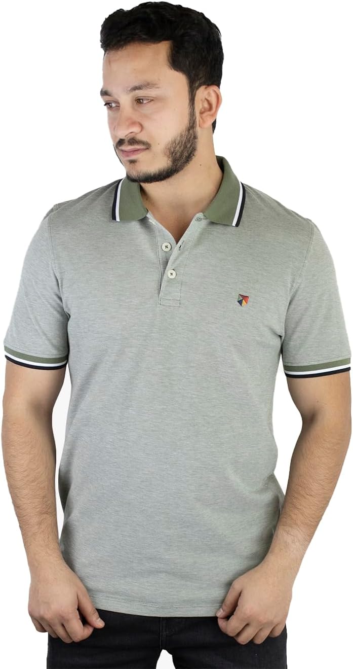 Men's Solid Pique Polo Shirt - Polo Shirt for Men