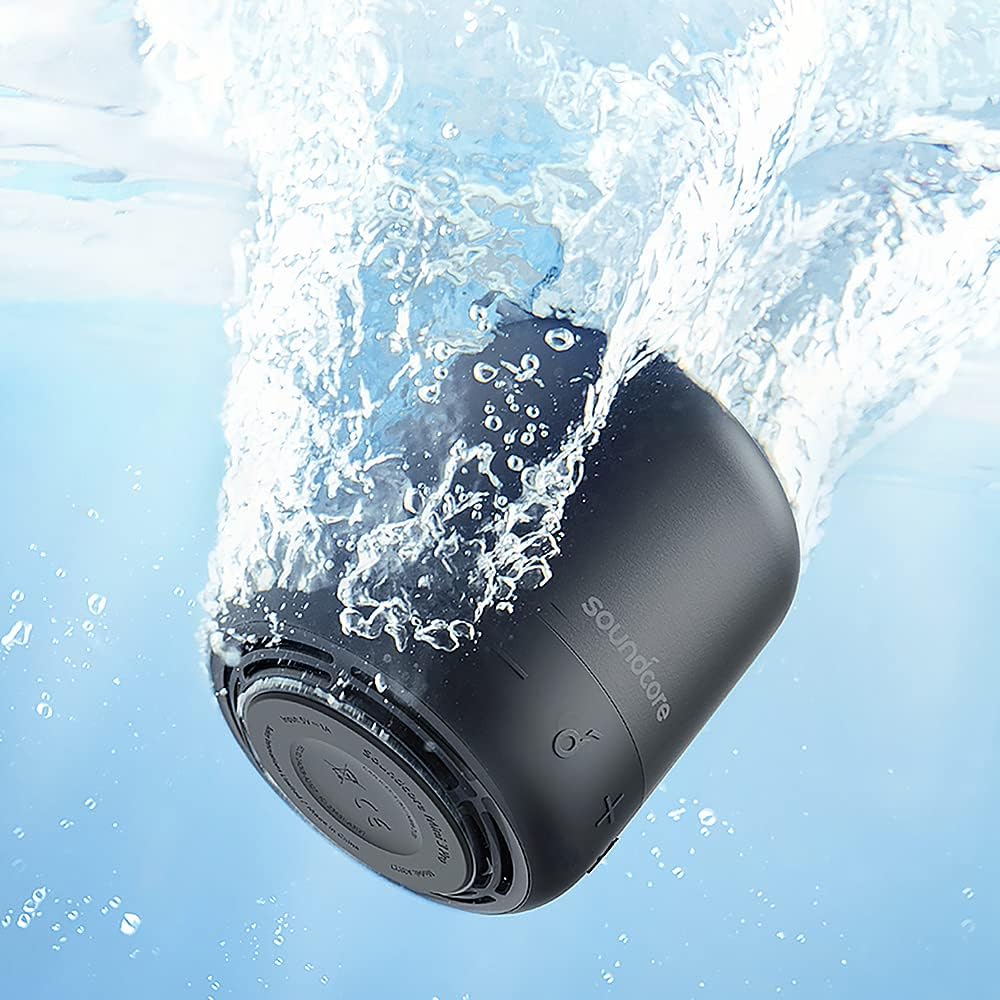 Anker SoundCore mini, Super-Portable Bluetooth Speaker with 15-Hour Playtime, 66-Foot Bluetooth Range, Enhanced Bass, Noise-Cancelling Microphone