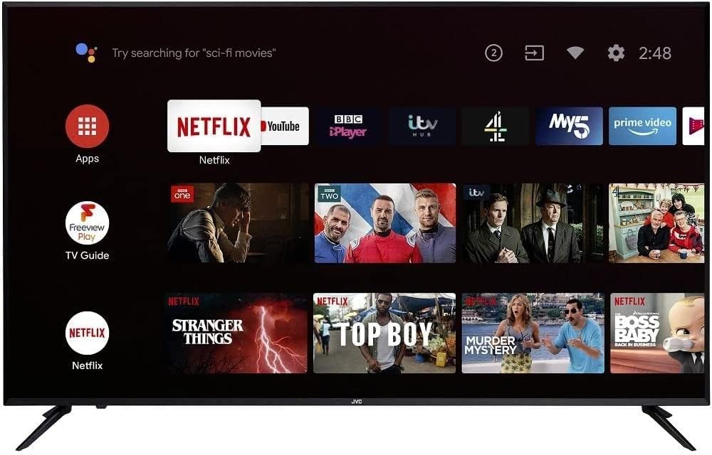 JVC 98 Inch 4K UHD Smart TV Webos, Netflix, YouTube, Shahid, Chromecast Built in Bluetooth & WiFi Colour Black Model - LT98N7125-1 Years Full Warranty.