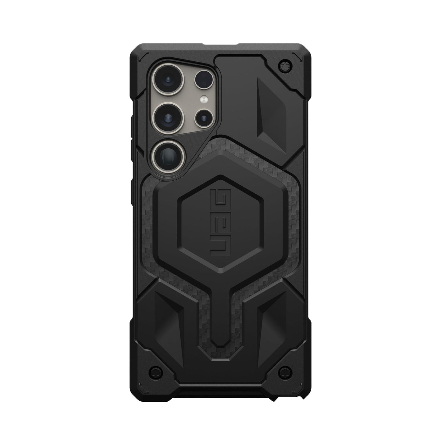 Urban Armor Gear UAG Monarch Pro Kevlar [MagSafe Compatible] Samsung Galaxy S24 ULTRA case cover [25 Feet Drop tested] - Kevlar Black