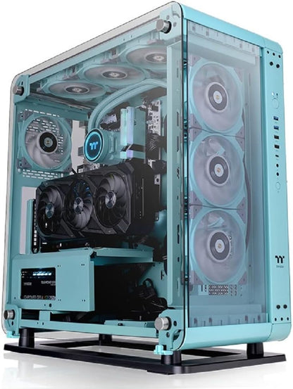 Thermaltake Core P6 TG Dual-Form Transformable/2-Way Layout ATX Mid Tower Computer Case - White, CA-1V2-00M6WN-00