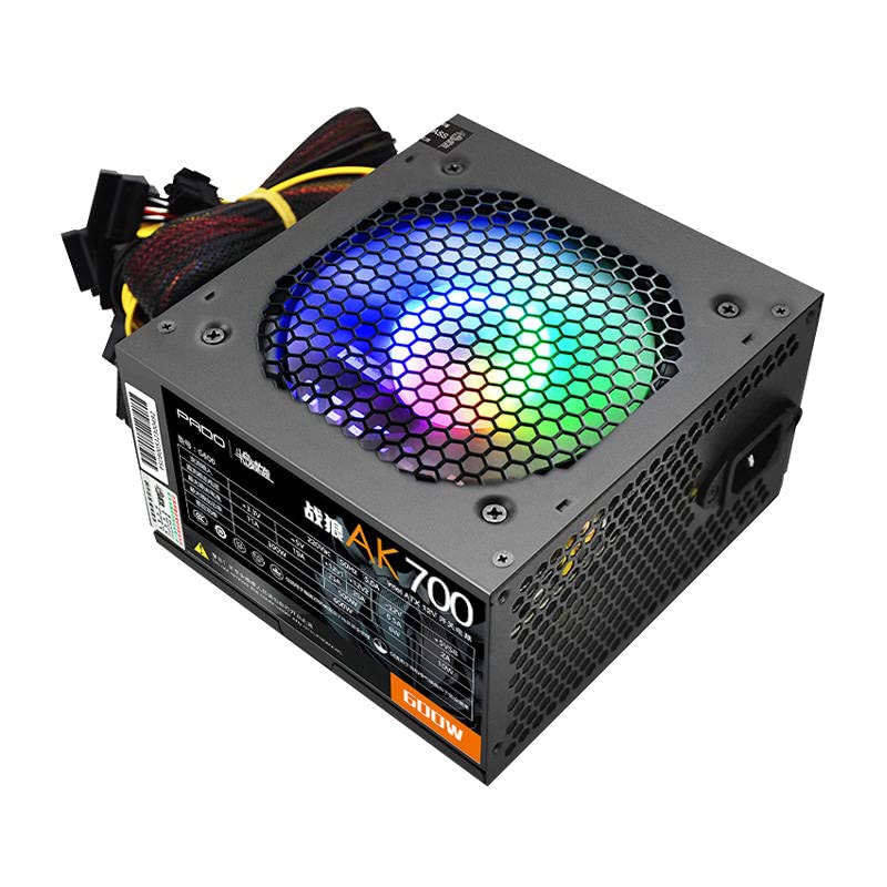 Aigo AK700 RGB Computer Power Supply (black) - CaveHubs