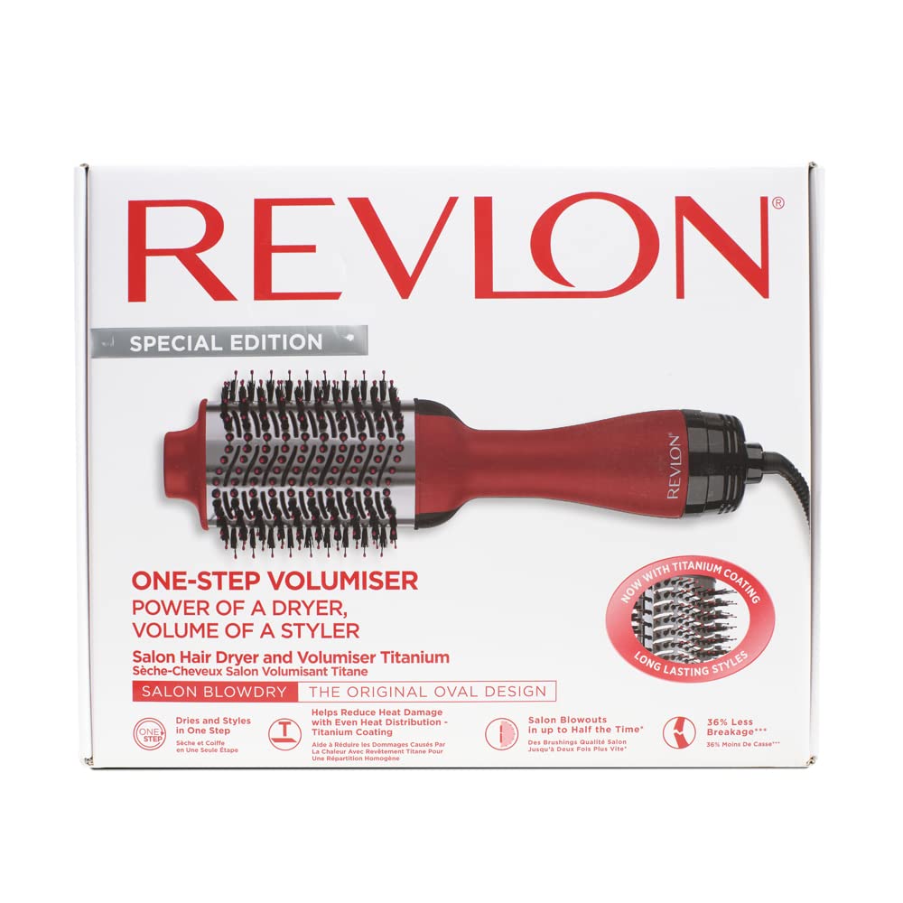 Revlon RVDR5222 One Step Hair Dryer & Volumizer, 2 heat setting plus cool setting