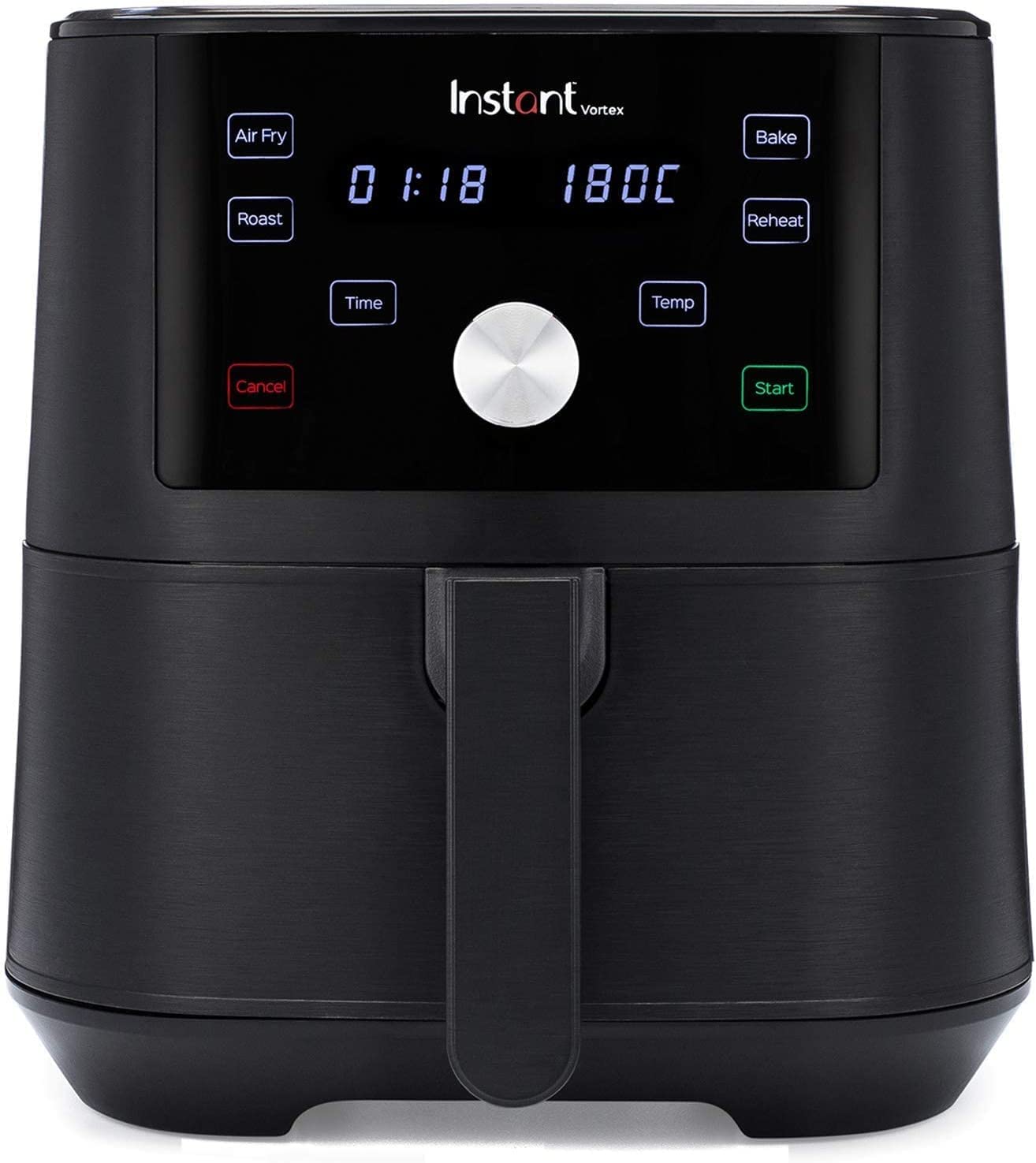 Instant Vortex 5.7L, 1700W Digital Air Fryer Single ClearCook Drawer and 6 Smart Programmes - Air Fry, Bake, Roast, Grill, Dehydrate, Reheat, 2 Years Manufacturer's Warranty