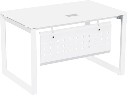 Mahmayi Vorm 136-18 White Modern Workstation Material-Melamine on MDF