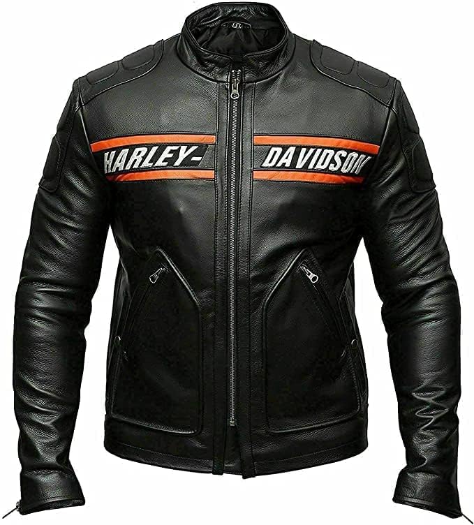 TJVZ leather jacket for men