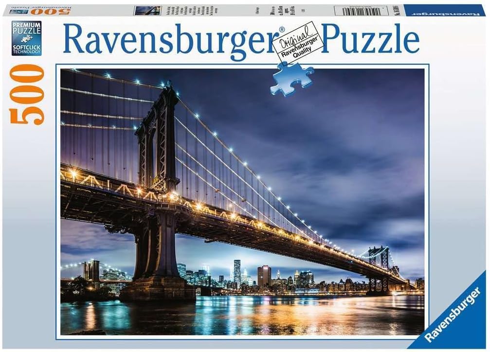 Ravensburger 16589 New York - The City That Never Sleeps Jigsaw Puzzle (500 Pieces)